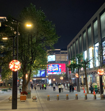 杭（háng）州西湖“醉”美智慧路燈（dēng）