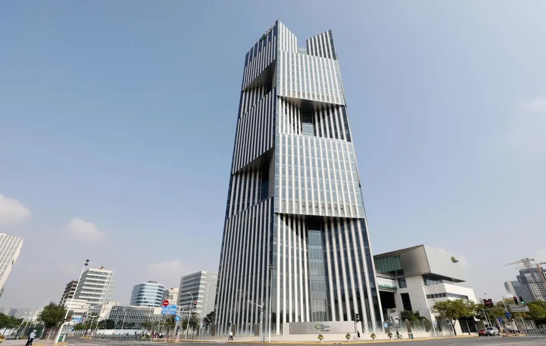 金磚銀行總部大樓（lóu）/圖源新華社