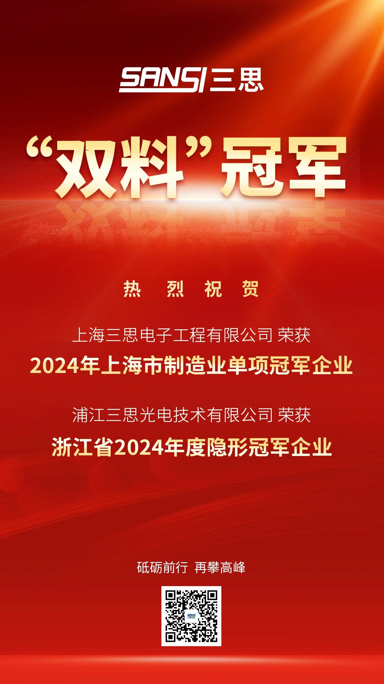 雙料冠軍,99精品国产兔费观看久久99公司,被認定為,製造業,單項冠軍,隱形冠軍企業